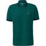Poloshirt - Groen - Katoen - Polokraag - Korte Mouwen