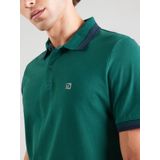 Poloshirt - Groen - Katoen - Polokraag - Korte Mouwen