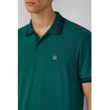 Poloshirt - Groen - Katoen - Polokraag - Korte Mouwen