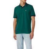 Poloshirt - Groen - Katoen - Polokraag - Korte Mouwen
