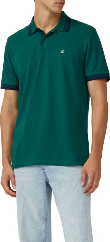 Poloshirt - Groen - Katoen - Polokraag - Korte Mouwen
