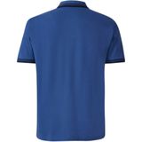 s.Oliver - Big Size - Polo - Blauw - Regular Fit - Korte Mouwen