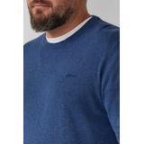 s.Oliver - Big Size - Gebreide Trui - Blauw