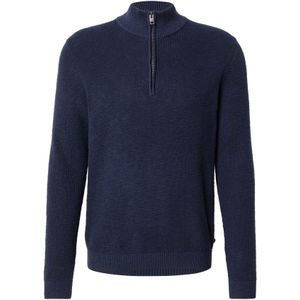 s.Oliver - Gebreide Trui - Navy - Met Rits