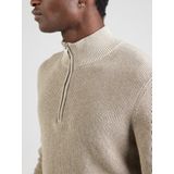 Gebreide Trui - Katoen - Troyer-kraag