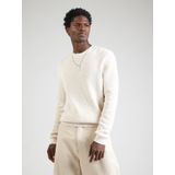 s.Oliver - Gebreide Trui - Dk Beige - Lange Mouw - Grof-Breisel