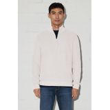 Gebreide Trui - Katoen - Troyer-kraag