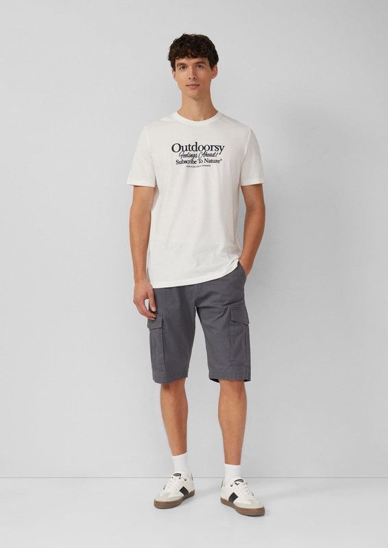 s.Oliver poloshirt heren 10.3.11.13.121.2024581 , Grijs , S