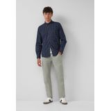 s.Oliver - Overhemd - Ruitpatroon - Katoen - Normale Pasvorm