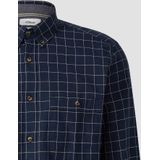 s.Oliver - Overhemd - Ruitpatroon - Katoen - Normale Pasvorm