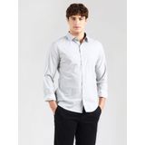 Shirt - Popeline - Zacht - Elastisch - Slanke Pasvorm - Kent Kraag - Casual