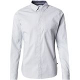 Shirt - Popeline - Zacht - Elastisch - Slanke Pasvorm - Kent Kraag - Casual