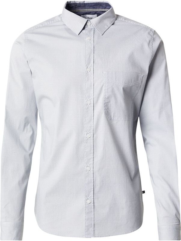 Shirt - Popeline - Zacht - Elastisch - Slanke Pasvorm - Kent Kraag - Casual