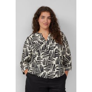 Blouse - Viscoseblend - 3/4 Mouwen - All-over Print