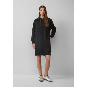 Shirtjurk - Zwart - Katoen - Relaxed-Fit Met Capuchon