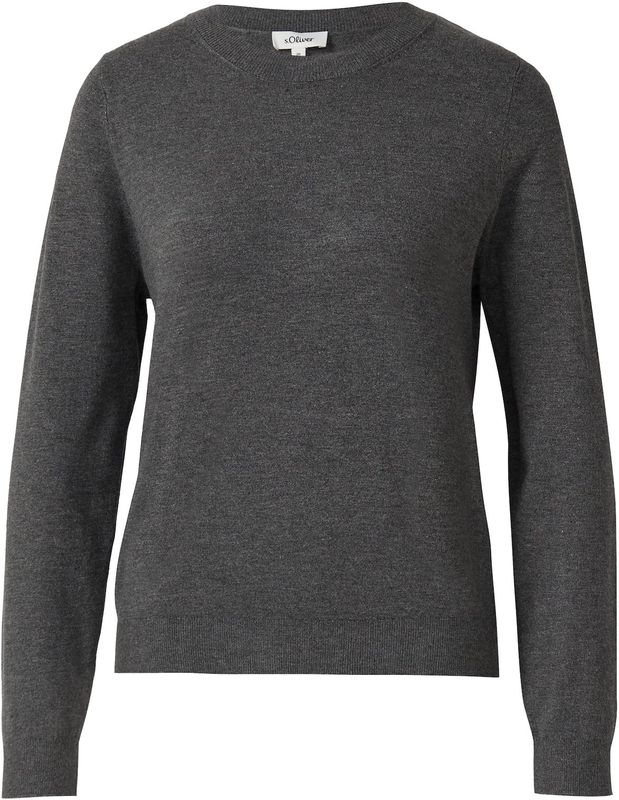 s.Oliver RED LABEL - Gebreide Pullover - Effen - Regular Fit - Viscosemix
