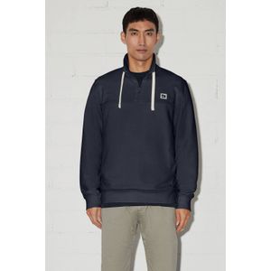 s.Oliver - Big Size - Sweater - Donkerblauw - Regular Fit