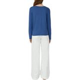 s.Oliver RED LABEL - Gebreide Damespullover - Mêlee - Mix van Katoen en Viscose