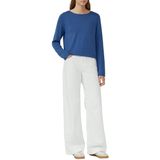 s.Oliver RED LABEL - Gebreide Damespullover - Mêlee - Mix van Katoen en Viscose