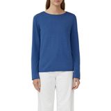 s.Oliver RED LABEL - Gebreide Damespullover - Mêlee - Mix van Katoen en Viscose