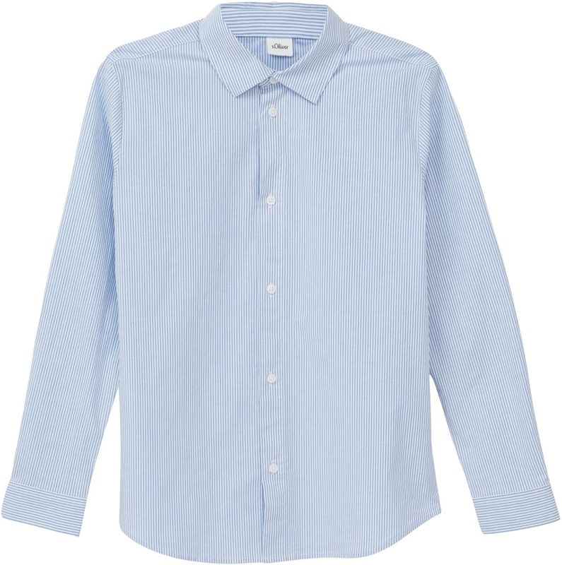s.Oliver RED LABEL - Overhemd - Gestreept - Regular Fit - Katoenmix
