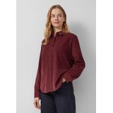 s.Oliver RED LABEL - Overhemdblouse - Effen - Regular Fit - Lange Mouwen - Puur Katoen