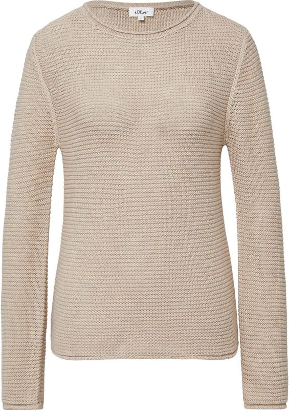 Gebreide Trui - Lichte en Luchtige Gebreide Trui - Regular Fit - Ronde Hals