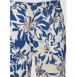 Broek - Wijde Pijpen - Relaxte Pasvorm - Met Elastische Tailleband - Steekzakken