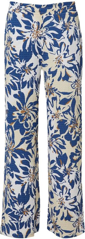 Broek - Wijde Pijpen - Relaxte Pasvorm - Met Elastische Tailleband - Steekzakken