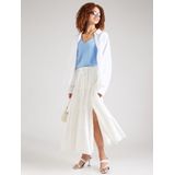 s.Oliver - Shirt - Lichtblauw - Katoen - V-hals - Driekwart Mouw