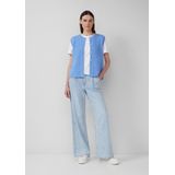 s.Oliver - Gebreide Bodywarmer - Azuur