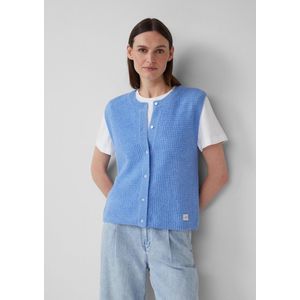 s.Oliver - Gebreide Bodywarmer - Azuur