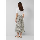 Rok - Viscoseblend - Casual Rok - Met All-over Print - Split Aan De Zijkant - Handige Zakken