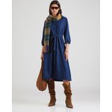 s.Oliver - Blousejurk - Navy - 3/4 Lengte - Getailleerd