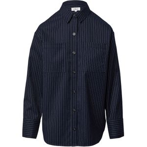 Oversized Overshirt - Gestreept - Casual - Met Knoopsluiting