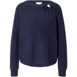 s.Oliver - Trui - Marine - Knitwear - Ronde Hals - Lange Mouw