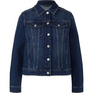 s.Oliver - Jeansblazer - Blauw - Met Zakken