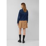 s.Oliver - Jeansblazer - Blauw - Met Zakken - Lange Mouwen