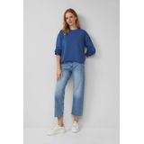 s.Oliver - Sweatshirt - Blauw - Effen - Lange Mouw