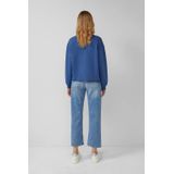 s.Oliver - Sweatshirt - Blauw - Effen - Lange Mouw