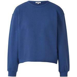 s.Oliver - Sweatshirt - Blauw - Effen - Lange Mouw