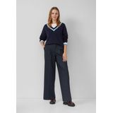 Broek - Krijtstreep - Wijde Pijpen - Hoge Taille - Harembroeken