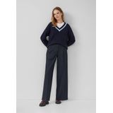 Broek - Krijtstreep - Wijde Pijpen - Hoge Taille - Harembroeken