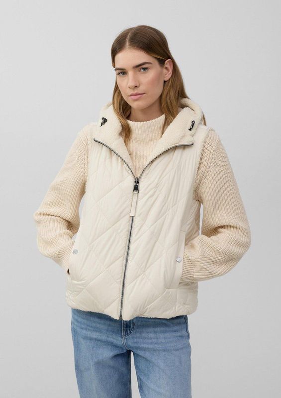s.Oliver Bodywarmer  beige / zwart