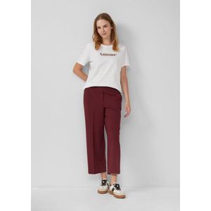Capri Broeken - Gestructureerde Culottes - Met Elastische Tailleband