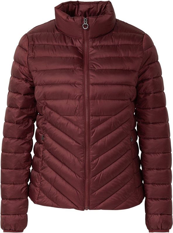 s.Oliver RED LABEL - Gewatteerd Jack - Slim Fit - Dames - Opstaande Kraag