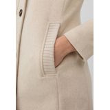 Vacht - Jas - Wolblend - Voor Buiten - Slanke Pasvorm - Opstaande Kraag