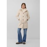 Vacht - Jas - Wolblend - Voor Buiten - Slanke Pasvorm - Opstaande Kraag