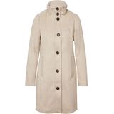 Vacht - Jas - Wolblend - Voor Buiten - Slanke Pasvorm - Opstaande Kraag