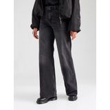 s.Oliver - Jeans 'Suri' - Donkergroen - Wide Leg - Mid Waist